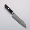 Seisuke Acier Inoxydable Petit Santoku 150mm Manipuler Bois de pakka noir - japanny-FR