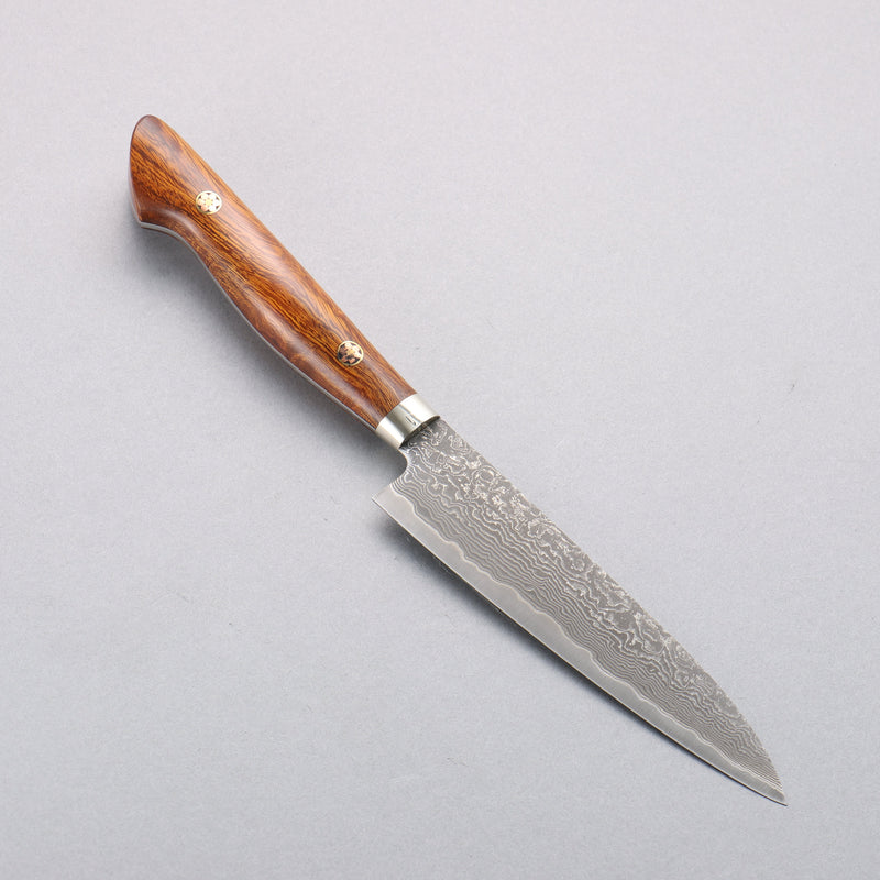 Shigeki Tanaka (Pas de gravure) SG2 Damas Petite-utilité 135mm Manipuler Ironwood - japanny-FR