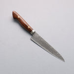 Shigeki Tanaka (Pas de gravure) SG2 Damas Petite-utilité 150mm Manipuler Ironwood - japanny-FR