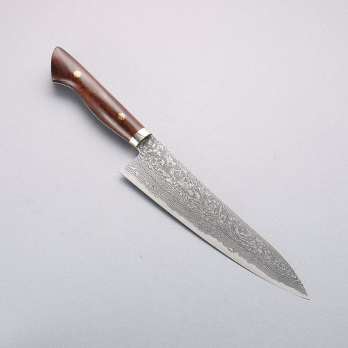 Shigeki Tanaka (Pas de gravure) SG2 Damas Gyuto 210mm Manipuler Ironwood - japanny-FR