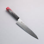 Sakai Takayuki Rinnou VG10 33-Couches Damas Gyuto Couteau Japonais 210mm Laqué rouge Manipuler - japanny-FR