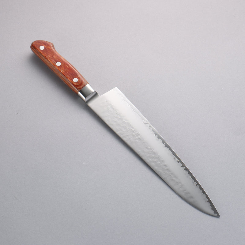 Sakai Takayuki VG5 Martelé Gyuto 240mm Bois de Pakka marron Manipuler - japanny-FR