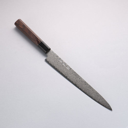 Sakai Takayuki Galaxie ZA-18 Damas Sujihiki 240mm Wenge Manipuler - japanny-FR