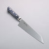 Seisuke Seiten Molybdene Kiritsuke Santoku 195mm Manipuler bleu marine de pakka noir - japanny-FR