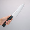 Seisuke VG10 Santoku 180mm Manipuler Chêne (teint indigo) - japanny-FR