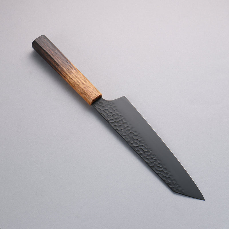 Sakai Takayuki Kurokage VG10 Martelé Revêtement en téflon Kirituke Gyuto 190mm Chêne brûlé Manipuler - japanny-FR