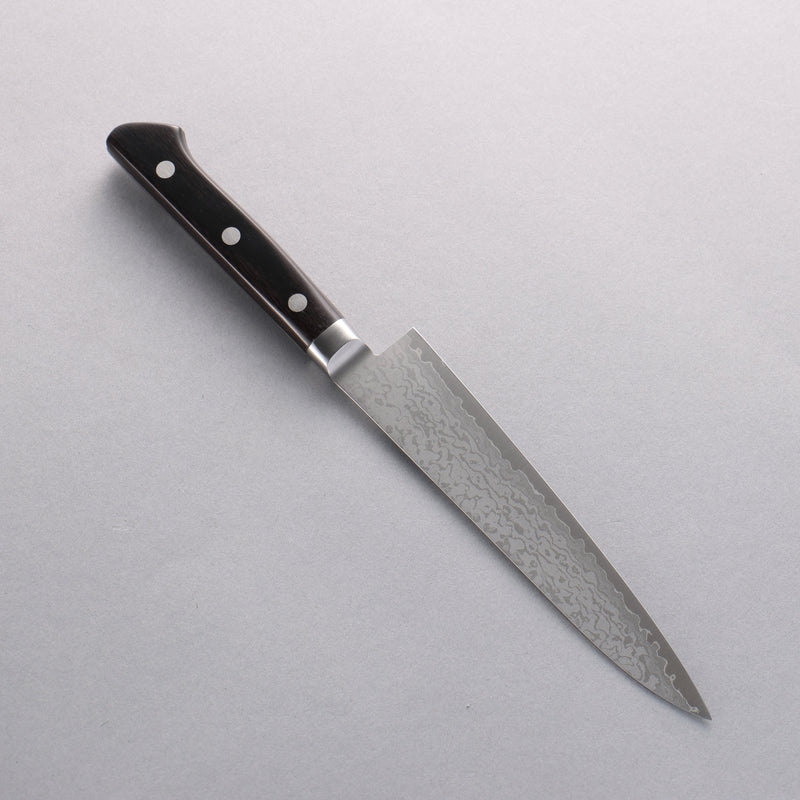 Seisuke VG10 Damas Petite-utilité 150mm Bois de pakka noir Manipuler - japanny-FR