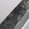 Seisuke Kurumi Acier Bleu Kurouchi Santoku 165mm Noix(double bague derouge ) Manipuler - japanny-FR