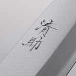 Seisuke Super Bleu Kasumitogi Santoku 165mm Shitan Manipuler - japanny-FR