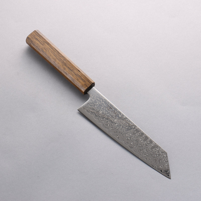 Seisuke VG10 Finition miroir Damas Bunka 170mm Manipuler Chêne - japanny-FR