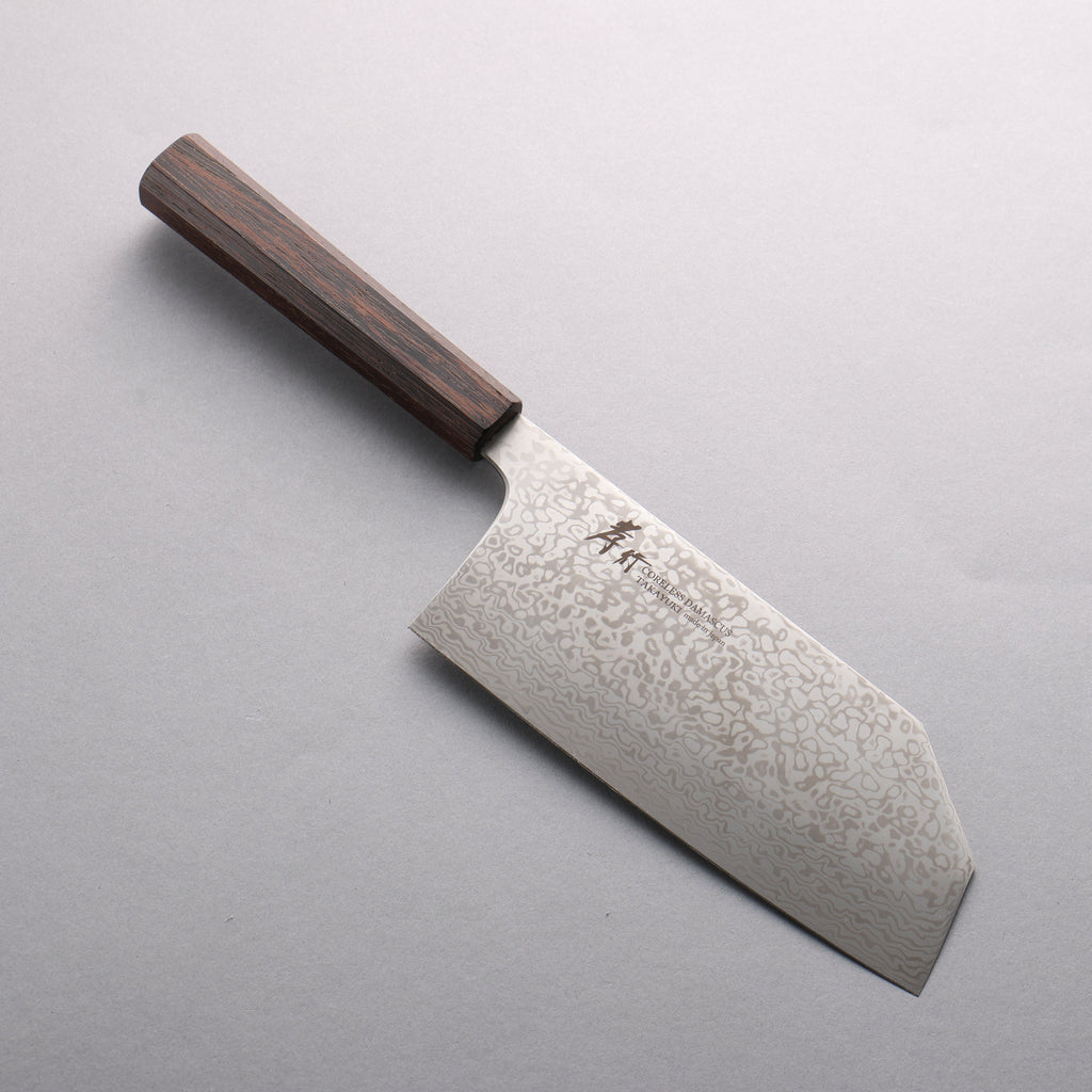 Sakai Takayuki Coreless Damas Bunka (large) 180mm Manipuler Wenge - japanny-FR