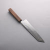 Seisuke Acier Inoxydable 440C Damaacus martelé Migaki Terminé Kirituke Gyuto 210mm Manipuler Chêne - japanny-FR