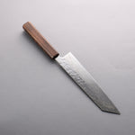 Seisuke Acier Inoxydable 440C Damaacus martelé Migaki Terminé Kirituke Gyuto 210mm Manipuler Chêne - japanny-FR