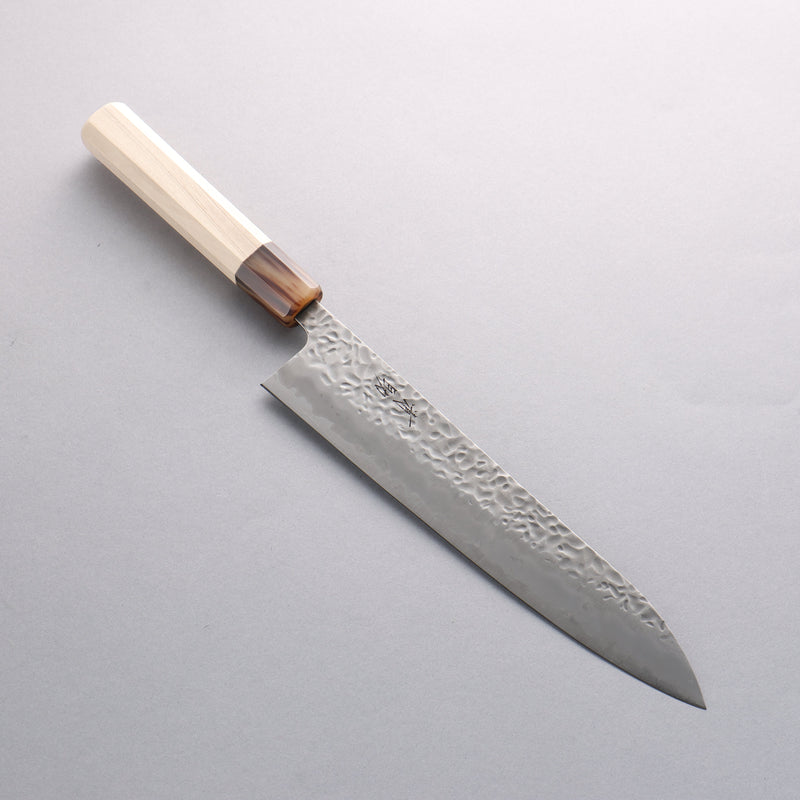 Seisuke Kumo Acier Blanc No.1 Martelé Gyuto 240mm Manipuler Magnolia - japanny-FR