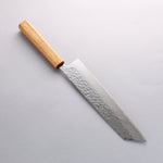 Seisuke Tsukikage AUS10 Migaki Terminé Damaacus martelé Kiritsuke 240mm Chêne Manipuler - japanny-FR