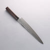 Seisuke AUS10 45 Couche de Damas Sujihiki 240mm Shitan Manipuler - japanny-FR