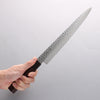 Seisuke AUS10 45 Couche de Damas Sujihiki 240mm Shitan Manipuler - japanny-FR