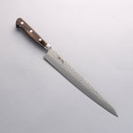 Seisuke AUSB Martelé Sujihiki 240mm Bois de Pakka marron Manipuler - japanny-FR