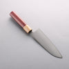 Seisuke Acier Inoxydable 440C Santoku 165mm Manipuler bois de coeur violet (férule: Chêne) - japanny-FR