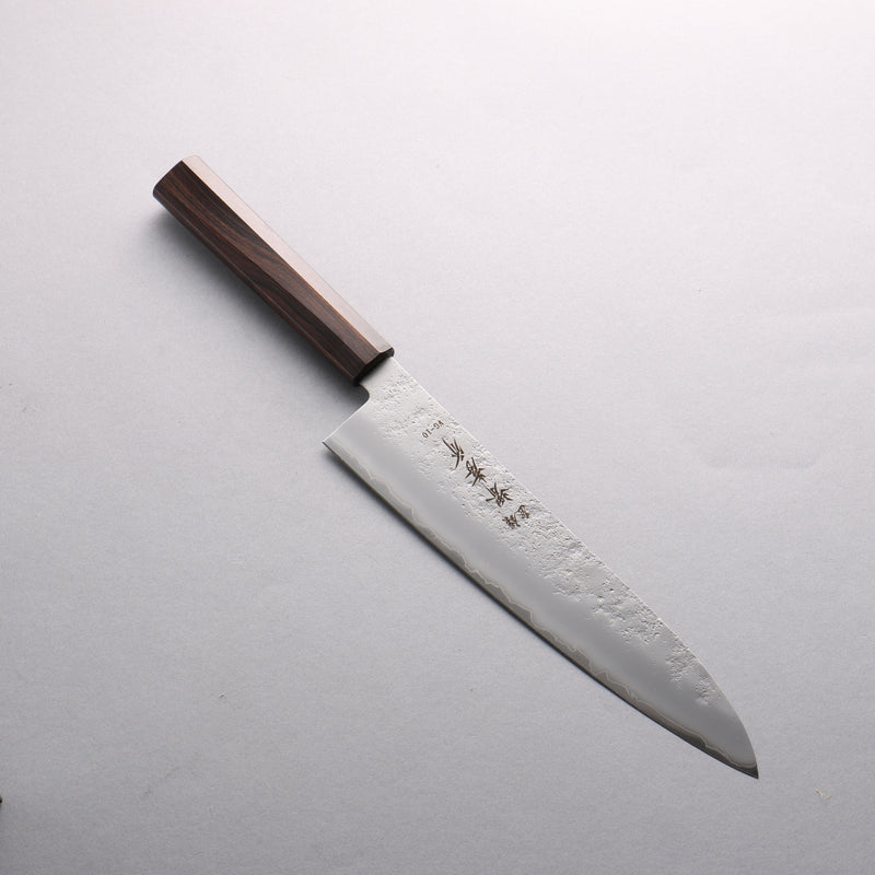 Sakai Takayuki VG10 Nashiji Gyuto 240mm Manipuler Bois d'ébène - japanny-FR