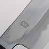 Choyo Acier Bleu No.1 Finition en miroir Santoku 180mm Manipuler - japanny-FR