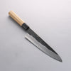 Kikuzuki Acier Blanc No.2 Finition noire Gyuto 240mm Magnolia Manipuler - japanny-FR