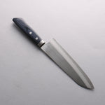 Kunihira VG1 Migaki Terminé Gyuto 180mm Manipuler bleu marine de pakka noir - japanny-FR