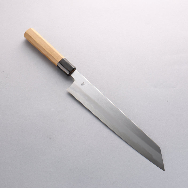 Kikuzuki Acier Blanc No.2 Kasumitogi Kirituke Gyuto 270mm Magnolia Manipuler - japanny-FR