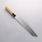 Kikuzuki Acier Blanc No.2 Kasumitogi Kirituke Gyuto 270mm Magnolia Manipuler - japanny-FR