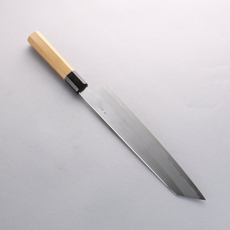 Kikuzuki Acier Blanc No.2 Kasumitogi Kirituke Gyuto 270mm Magnolia Manipuler - japanny-FR