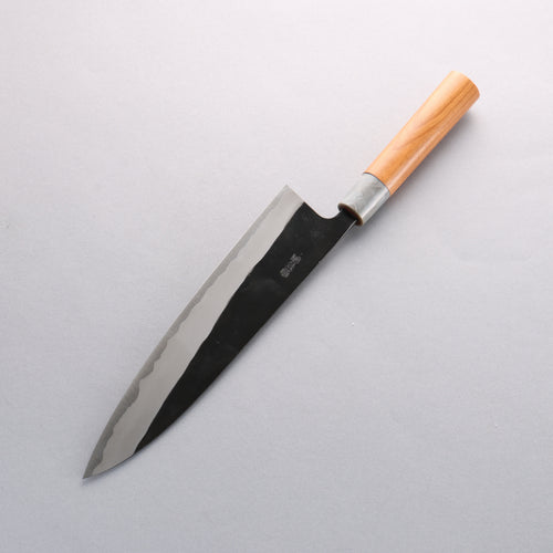 Nao Yamamoto Acier Blanc No.2 Kurouchi Gyuto 240mm Manipuler Fleurs de cerisier - japanny-FR