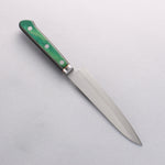 Sakai Kikumori Acier Bleu No.1 Petite-utilité 150mm Bois de pakka vert Manipuler - japanny-FR