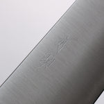 Seisuke Super Bleu Gyuto 240mm Manipuler Palissandre (férule:Bois de Pakka noire) - japanny-FR