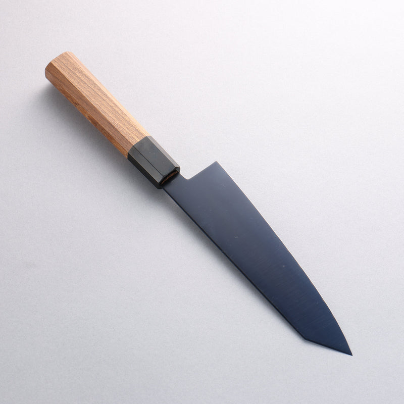 Seisuke Acier SK-85 Ion plating Kiritsuke Santoku 180mm Teck (virole : Plastique noire) Manipuler - japanny-FR