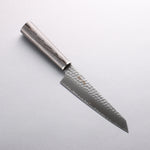 Seisuke VG10 Martelé Kiritsuke Petty,Utilité 150mm Manipuler Contreplaqué de charbon de bois - japanny-FR