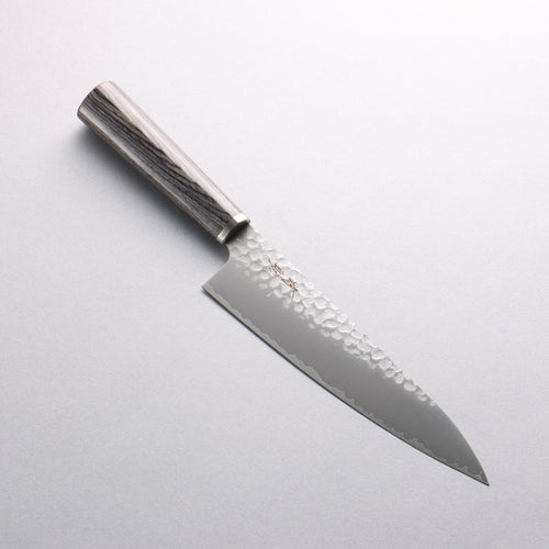 Seisuke VG10 Martelé Gyuto 180mm Manipuler Contreplaqué de charbon de bois - japanny-FR