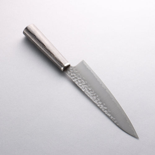 Seisuke VG10 Martelé Gyuto 180mm Manipuler Contreplaqué de charbon de bois - japanny-FR