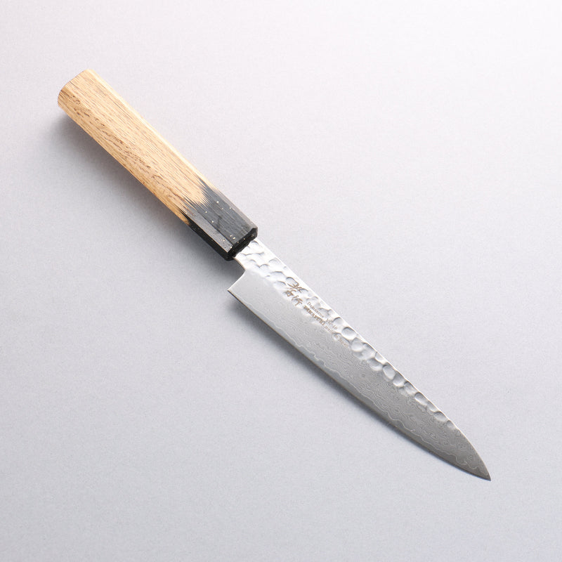 Sakai Takayuki VG10 33 Couche de Damas Petite-utilité. 150mm Chêne vivant laqué(Kurokami) Manipuler - japanny-FR