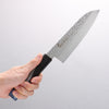 Sakai Takayuki Rinnou VG10 33-Couches Damas Santoku Couteau Japonais 170mm Laqué bleu Manipuler - japanny-FR