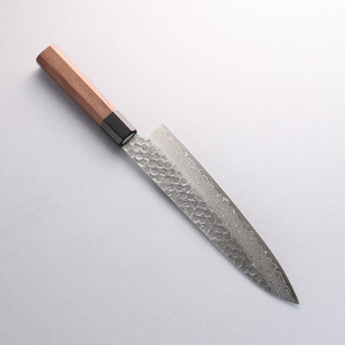 Seisuke AUS10 45 Couche de Damas Gyuto 210mm Shitan Manipuler - japanny-FR