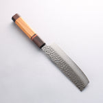 Sakai Takayuki VG10 33-Couches Damas Nakiri Couteau Japonais 170mm fleurs de cerisier sauvage (dodécagone) Manipuler - japanny-FR