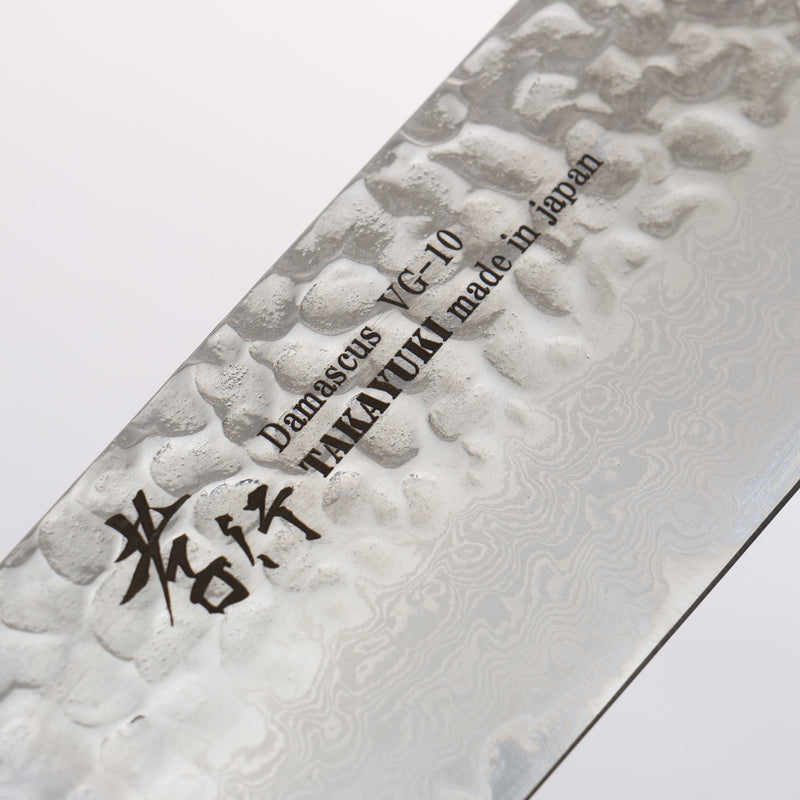 Sakai Takayuki VG10 33-Couches Damas Nakiri Couteau Japonais 170mm fleurs de cerisier sauvage (dodécagone) Manipuler - japanny-FR