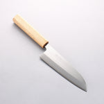 Seisuke SRS13 Brossé verticalement Santoku 165mm Manipuler Chêne - japanny-FR