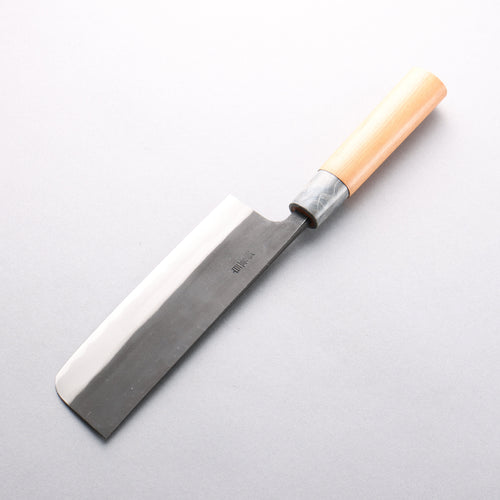 Nao Yamamoto Acier Blanc No.2 Kurouchi Nakiri 165mm Manipuler Fleurs de cerisier - japanny-FR