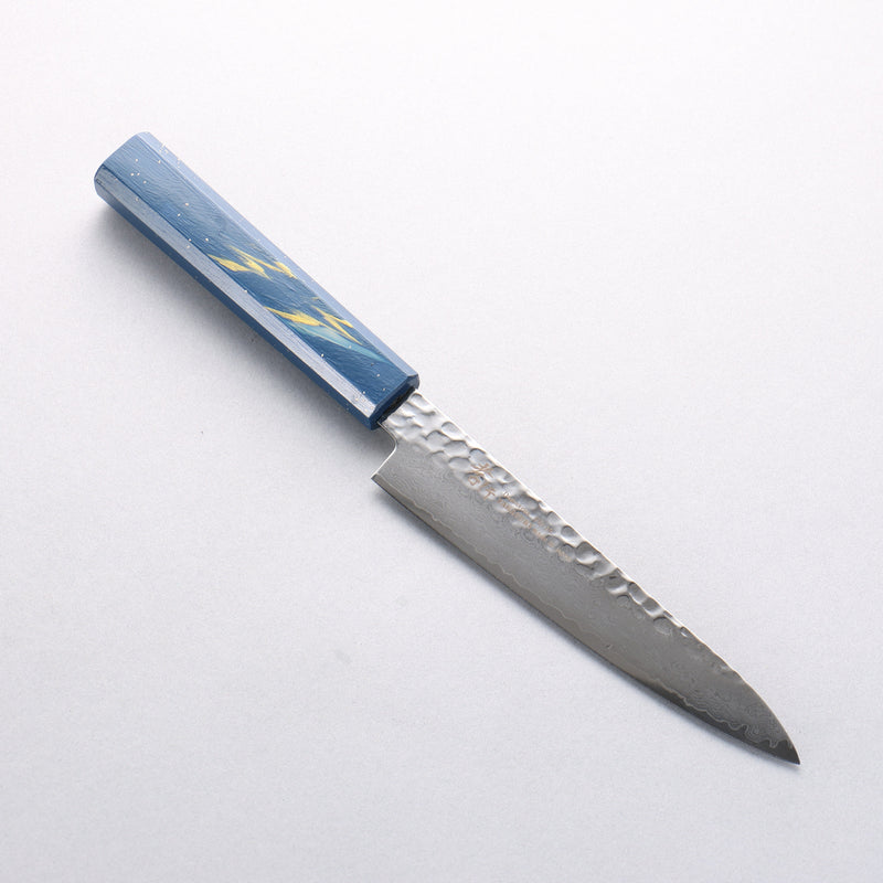 Sakai Takayuki VG10 33 Couche de Damas Petite-utilité. 150mm Chêne vivant laqué(Saiseki) Manipuler - japanny-FR