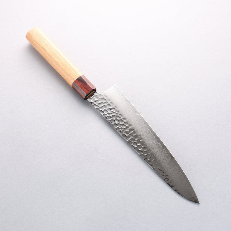 Sakai Takayuki VG10 33 Couche de Damas Gyuto 210mm Keyaki (orme japonais) Manipuler - japanny-FR