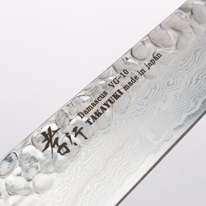 Sakai Takayuki VG10 33 Couche de Damas Petite-utilité. 150mm Chêne vivant laqué(Saiu) Manipuler - japanny-FR