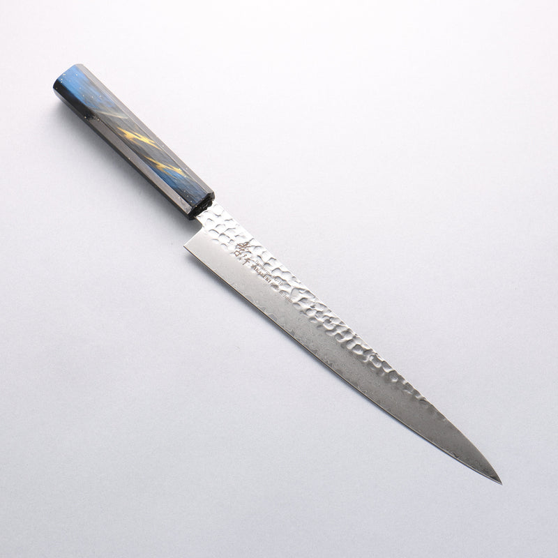 Sakai Takayuki VG10 33 Couche de Damas Sujihiki 240mm Chêne vivant laqué(Saiu) Manipuler - japanny-FR