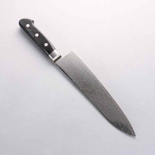 Seisuke Kagami2 AUS10 Finition miroir Damas Gyuto 210mm Bois de pakka noir Manipuler - japanny-FR