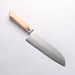 Sakai Takayuki VG5 Martelé Santoku 175mm Bois de Pakka marron Manipuler - japanny-FR